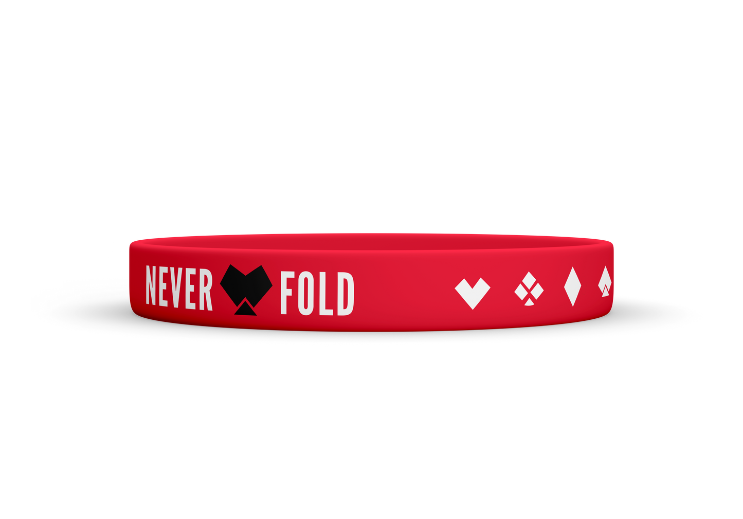 Never Fold Baller Wristband | Red