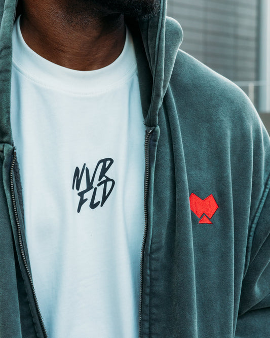 NVR FLD FULL ZIP HOODIE PREORDER