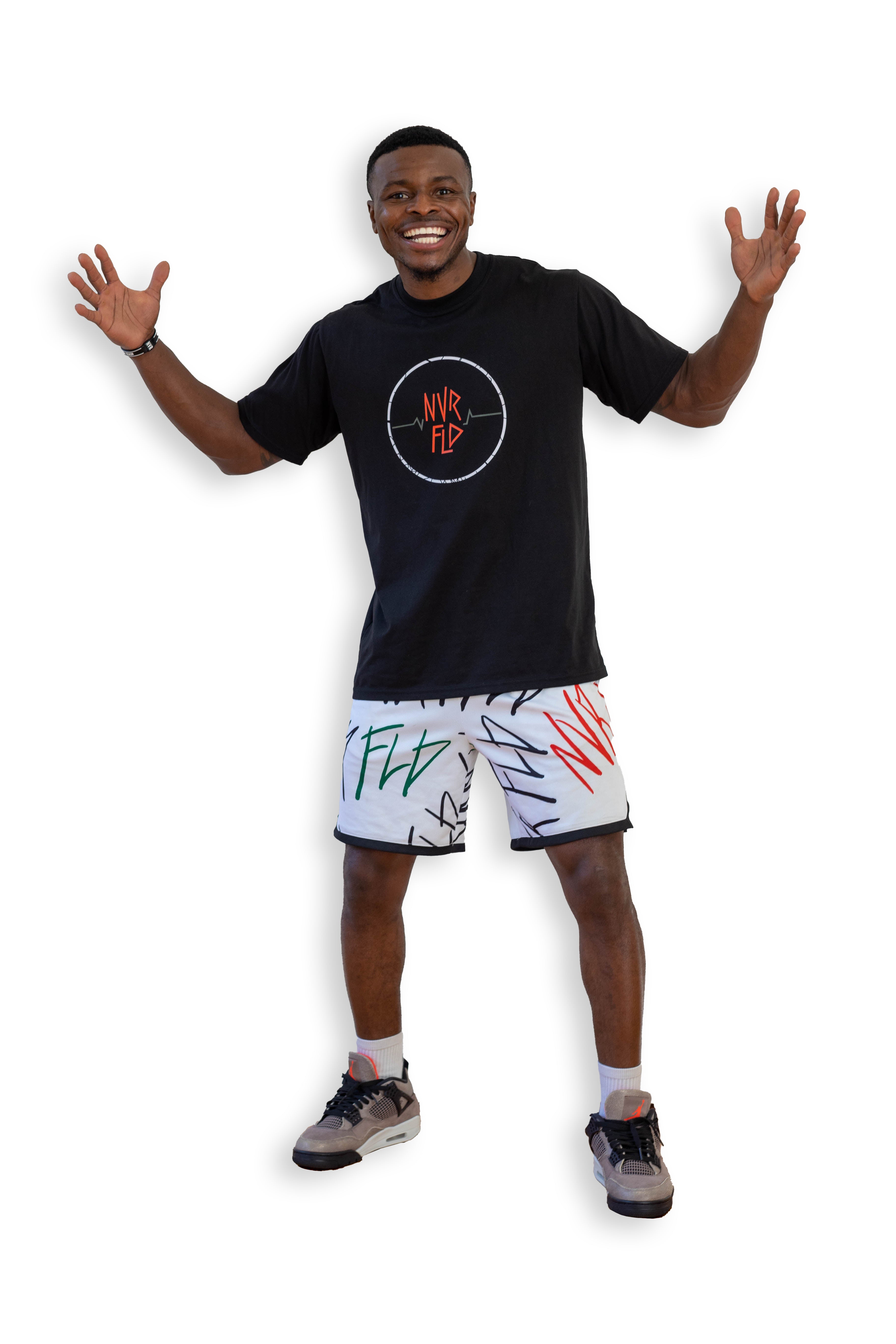 Never Fold Graffiti Shorts 2.0 | White