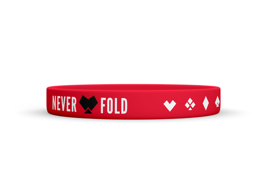 Never Fold Baller Wristband | Red
